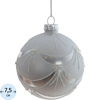 Шар Украшение новогоднее, D 7.5 см, L7,5 W7,5 H9 см, 809687