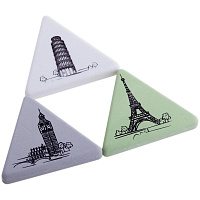 Ластик "Triangle XL", треугольный, термопластичная резина, 55*55*55*9мм: BLc_00120 штр.: 4260107474449