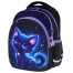 Рюкзак BRAUBERG OPTIMA, 2 отделения, с брелком, "Glowing kitten",