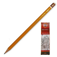 Карандаш чернографитный KOH-I-NOOR 1500/2B Чехия штр.  8593539005889, 8593539092384