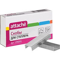Скобы к степлеру N24/6 ATTACHE штр.  4620004207944, 4680010101506, 6953070937889, 6953070937896, 6953070937902, 6957807200222