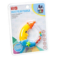 Игрушка развивающая погремушка, пластик, Месяц, Bondibon, CRD 21,5 16,5 см, арт. 6608-6