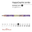 КАРАНДАШ ЧЕРНОГРАФИТОВЫЙ "HappyGraphix Jumbo. Веган" 4В, 3.5 MM