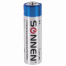 Батарейки КОМПЛЕКТ 4 шт., SONNEN Super Alkaline, АА (LR6,15А), алкалиновые,