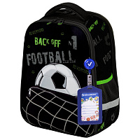 Ранец BRAUBERG FIT, 2 отделения, "Mesh goal", 3D-панель, 38х27х14 см, 274384