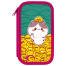Пенал ЮНЛАНДИЯ, 3 отделения, картон с эффектом soft-touch, 19х11 см, "Duck