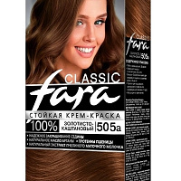 Краска для волос Fara Classic 505-А золотой каштан 135мл.