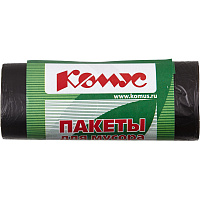 Мешки для мусора Комус НД 30л 48х58см 10мкм 30 шт/рул штр.  4690432003500