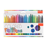 ФЛОМАСТЕРЫ "BRIGHT COLORS" 24 ЦВ.