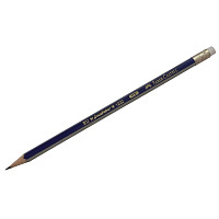 Карандаш ч/г Faber-Castell "Goldfaber 1222" HB, с ластиком, заточенный. 116800