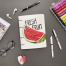 ТЕТРАДЬ НА КОЛЬЦАХ СО СМЕН. БЛОКОМ 80Л. "FRESH & FRUITY"