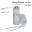 КАРАНДАШ ЧЕРНОГРАФИТОВЫЙ "GraphixZefir Jumbo. Зефирный голубой" 4В,