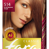 Краска для волос Fara Classic 514 естественный русый 135мл.