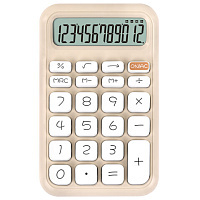 Калькулятор настольный BRAUBERG KW-500-BG (93x148 мм), 3D-кнопки, 12 разрядов, бежевый, 272955