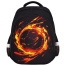 Ранец BRAUBERG KIDS STANDARD, 2 отделения, Fire split, 3D-панель, 36х28х14 см,