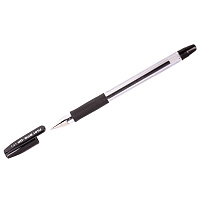Ручка шариковая "BPS", черная, 0,7мм, грип: BPS-GP-F-B штр.:  4902505142765