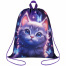 Мешок для обуви BRAUBERG KIDS, с петлей, 42х34 см, "Curious cat",
