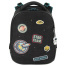 Ранец BRAUBERG PREMIUM, 2 отделения, с брелком, "Space mission", LED
