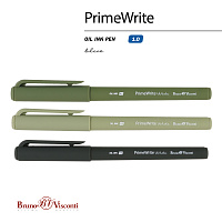 РУЧКА "PrimeWrite. Verde" С ЧЕРНИЛАМИ НА МАСЛЯНОЙ ОСНОВЕ, 0.7 ММ, СИНЯЯ, 3 вида