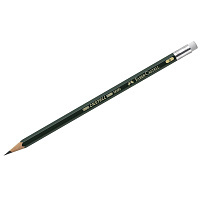 Карандаш ч/г Faber-Castell "Castell 9000" B, с ластиком, заточен.. 119201