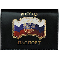 Oбложка для паспорта OfficeSpace кожа тип 2, Флаг: Cd-PP-5_789 штр.:  4610008527896