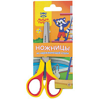 Ножницы детские Мульти-Пульти "Приключения Енота" 13см, ассорти, европодвес. MS_19419