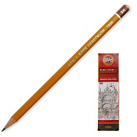 Карандаш чернографитный KOH-I-NOOR 1500/2H Чехия штр.  8593539005896, 8593539092391
