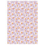 Упаковочная бумага глянцевая 70*100см, MESHU "Bouquet", 80 г/м2,