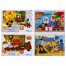 Пазлы картонные 54 элемента, "Лицензионные сюжеты", КОМПЛЕКТ 16 шт.,