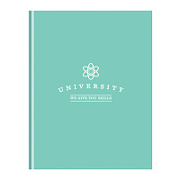 Записная книжка А5 64л. BG "University", soft-touch ламинация, блок-еженедельник