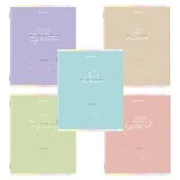 Тетради 18 л. КОМПЛЕКТ 10 шт. BRAUBERG, клетка, обложка картон, PASTEL, 106670