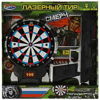Лазерный тир свет-звук, кор.33*33*4,5см. ИГРАЕМ ВМЕСТЕ