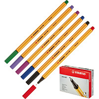 Линер STABILO Point 88/6 0,4мм набор 6цв. Германия штр.  4006381316132