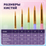Кисти СИНТЕТИКА набор 5 шт. (круглые № 1, 2, 3, 4, 5), блистер, BRAUBERG KIDS,