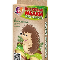 Набор воск. мелков ZOO 6 цв. шестигранные: 12С864-08 штр.: 4601185003860