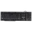Клавиатура проводная SONNEN KB-7010, USB, 104 клавиши, LED-подсветка, черная,