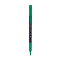 Ручка "GripWrite Grey" ШАРИКОВАЯ 0.7 мм, ЗЕЛЕНАЯ