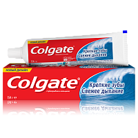 Colgate зубная паста 100мл. Свежее дыхание Крепкие зубы (89278)