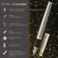 Ручка перьевая PARKER "IM Core Brushed Metal GT", корпус серебристый