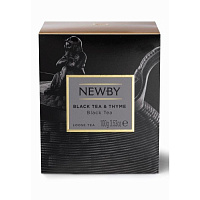 Чай черный Newby чабрец, 100г