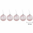 Шары новогодние ёлочные "Elegant Pink" 77 предметов, розовый/белый,