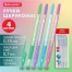 Ручки шариковые с грипом BRAUBERG "ULTRA GT PASTEL", НАБОР 4 ШТУКИ,