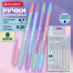 Ручки шариковые BRAUBERG "X-333 PASTEL MIX", НАБОР 8 ШТУК, СИНИЕ, узел