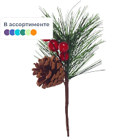 Ветка Изделие декоративное, L9 W10 H15 см, 6в. 263630