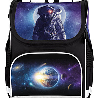 Рюкзак Schoolformat BASIC mini SPACE SOUL 11 л синий 33х25х13 жестк. каркас 1 отд. молния для мальчиков