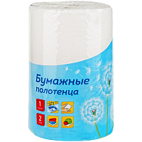 Полотенце бумажное в рулонеOfficeClean "XXL", 2-х слойн., 25м/рул., тиснение, белое, 1шт. 279676