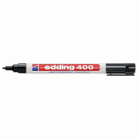 Маркер перманентный EDDING E-400/1 черный 1 мм круглый наконечник штр.  4004764315772
