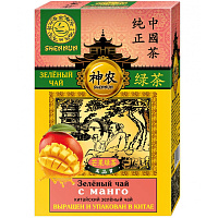 Чай Shennun зеленый с манго листовой, 100г В13034