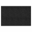 Коврик придверный 60х90 см, ЧЕРНЫЙ, влаго-грязезащитный, 450 г/м2, ребристый,