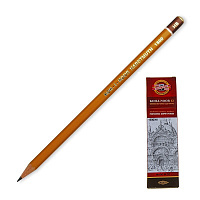Карандаш чернографитный KOH-I-NOOR 1500/HB Чехия штр.  8593539006060, 8593539092537